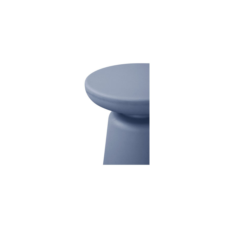 Ruth Outdoor Side Table Blue, Blue