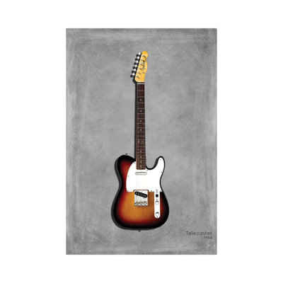 Fender Telecaster '64 by Mark Rogan - Wrapped Canvas Print