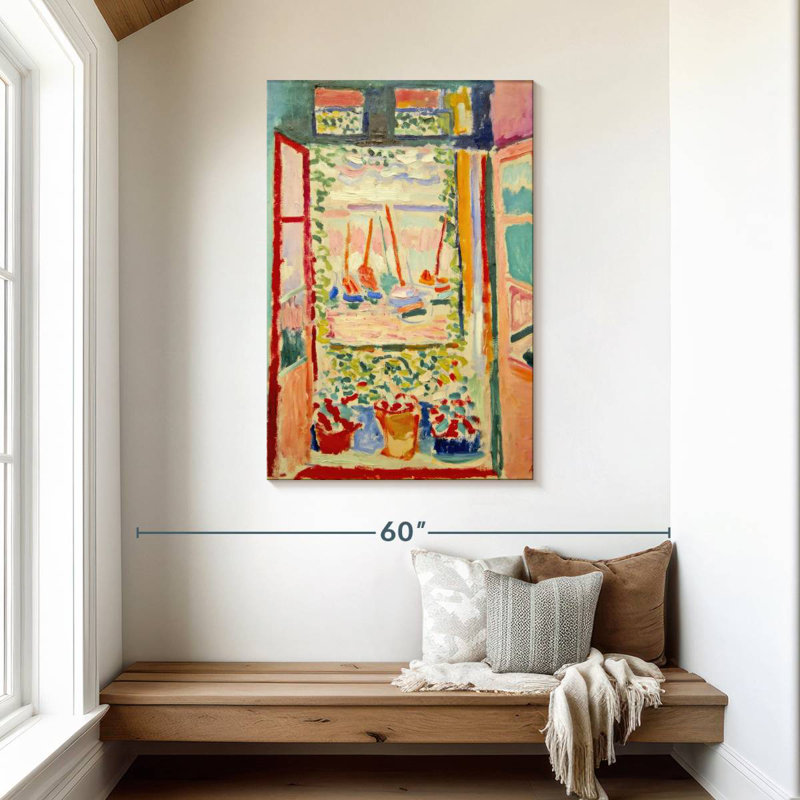 Open Window Collioure, 45" H x 30" W
