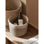 Panier de rangement naturel à tissage croisé-663487589