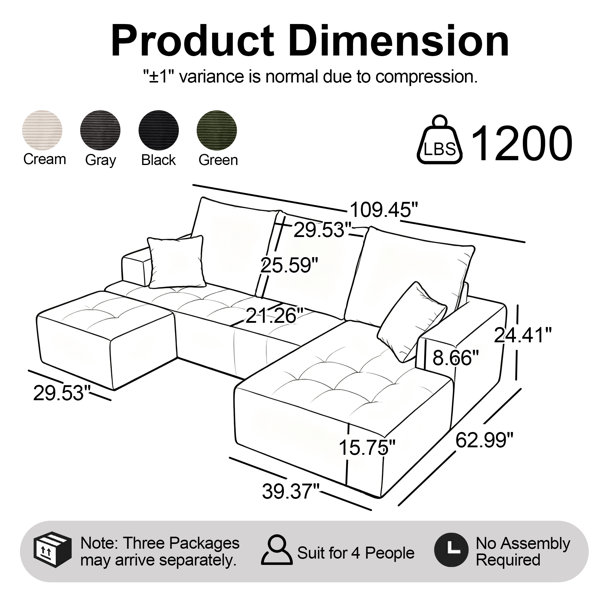 Dimensions du produit