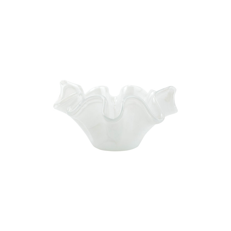 Bol blanc Onda, H 4,25 po x l 8,5 po x P 7,5 po, Blanc