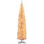Grand sapin de Noël artificiel pré-éclairé avec lumières DEL blanches chaudes et pointes, pour la décoration de Noël