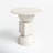Zed Genuine Marble Pedestal End Table-84529860