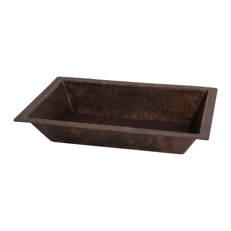 Terra Firma 22'' L Bathroom Sink, Dark Brown