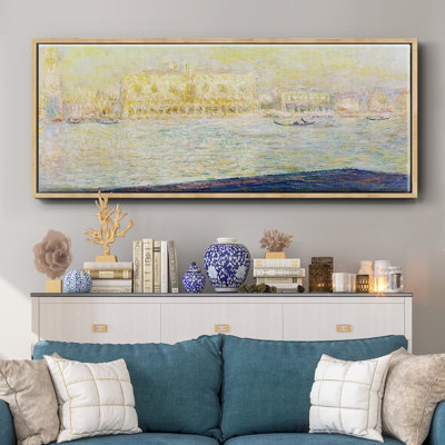 The Doges' Palace Seen from San Giorgio Maggiore, 1908 04 - Framed Canvas