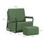 Upholstered Flannel Armchair