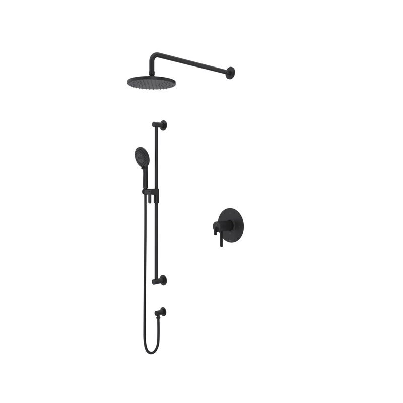 Garniture de douche 323, Noir