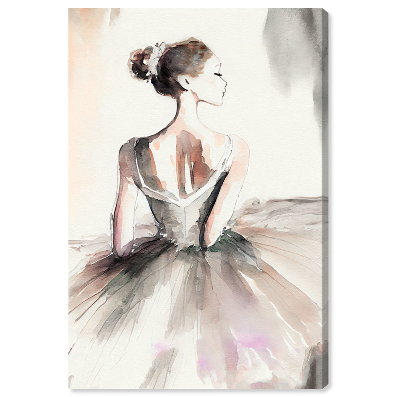 Ruchel La Ballerina sur toile par Wynwood Studio Print, H 36 po x l 24 po x P 0,8 po