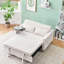 Confortable convertible en velours côtelé beige avec plateau de table mobile et, améliorant votre confort et votre table, pour travailler-1744974254