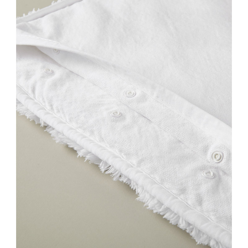 Tiffany Cloud Rectangle 100% Cotton Bath Rug, Single - 31" L x 20" W, White