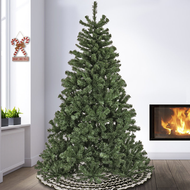 National Tree Company, 20" Red Stocking with Snowflake Embroidery, White Dots, and Bead Details