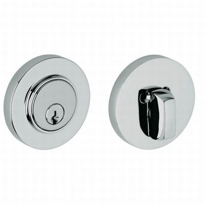 Contemporary Low Profile Single Cylinder Deadbolt