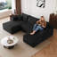 Canapé modulaire 95 "avec repose-pieds Cloud-1612196325