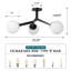 Janto 3-Light Glass Semi Flush Mount-111138249
