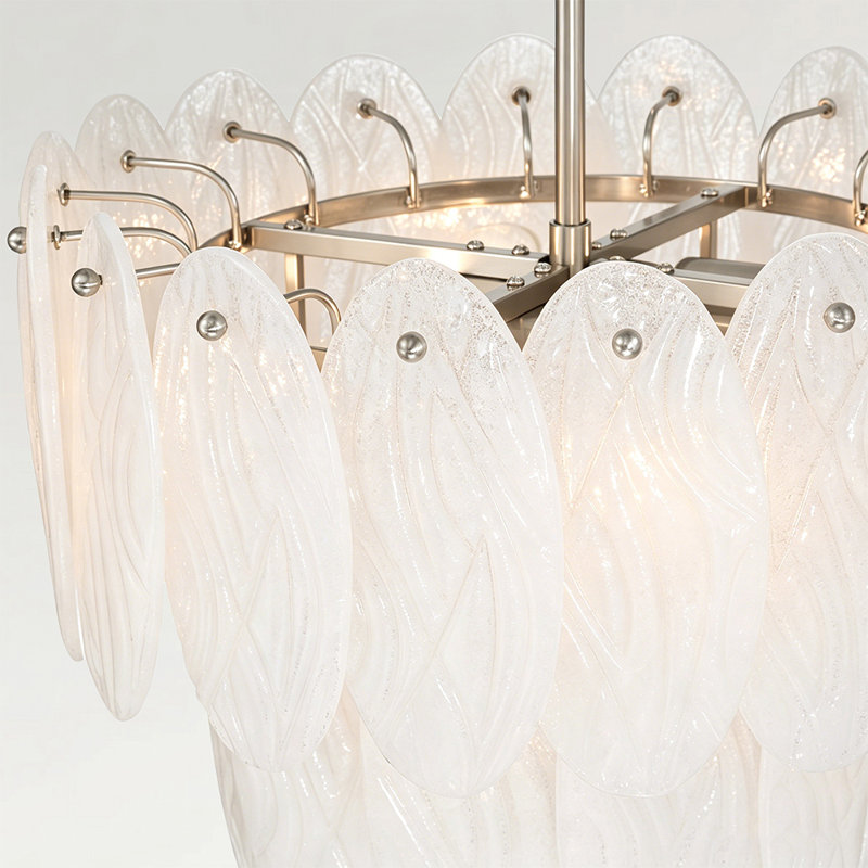 Luminaire lustre moderne en cristal de cristal Modern Cloud, 5, 16.5inch
