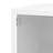 White Glass Door Shoe Box Shoe Storage Cabinet  With Rgb Led Light-956225607