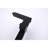 Freestanding Bathtub Faucet Matte Black – Floor Mount Tub Filler With Waterfall Spout, Handheld Shower, Single Handle, Conversion Knob, Complete Installation Hardware