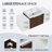 48 Inch Soft Close Doors Bathroom Vanity With Sink, Two Small Storage Shelves, 24" and 12" Combination Cabinet,(KD-Packing)