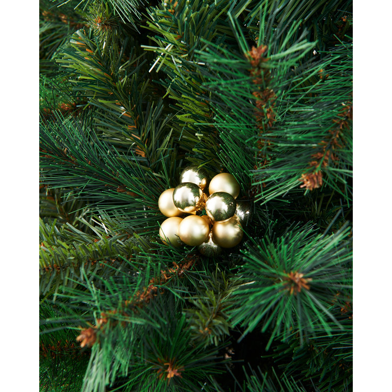11cm Solid Colour Plastic / Acrylic Bauble, Pale Gold
