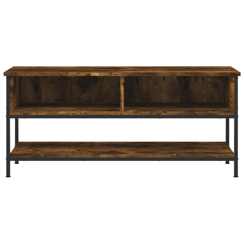 Maclovia TV Stand for TVs up to 43", Smoked Brown