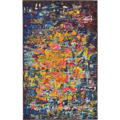 Rizer Washable Abstract Indoor Rug