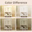 Meuble-lavabo de luxe moderne 24 po avec lavabo en céramique, armoire de salle de bain avec tablette ouverte et rangement fermé-2023942580