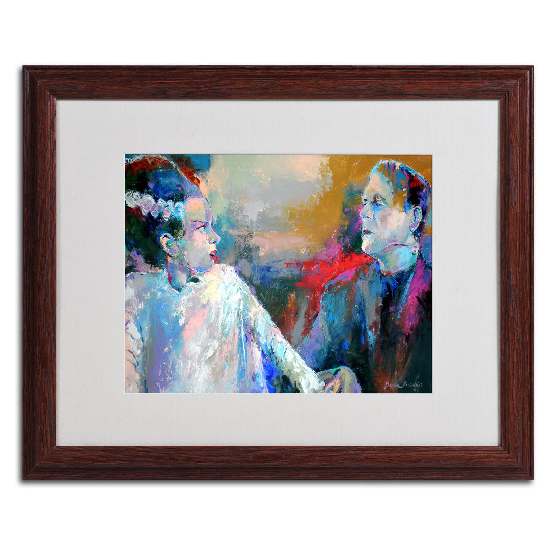 " Frankenstein " by Richard Wallich Trademark Fine Art Frame 