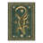 Reptilia Animal Print Machine Washable Green Indoor Area Rug with Non-Slip Backing-2001002374
