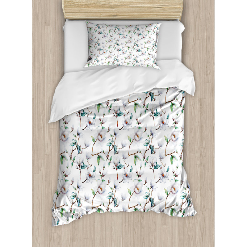 Ensemble de housse de couette, Housse de couette simple + 1 taie décorative, Jeunesse grunge amusant