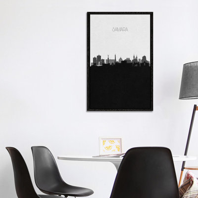 Ras Al Khaimah, UAE City Skyline by Ayse Deniz Akerman - Print on Canvas