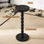 Solid Wood Tray Top Pedestal End Table-1358821450-1358821451