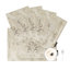 Tissu à haute densité d'abricot clair