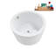 1043.9mm x 1043.9mm Soaking Acrylic Bathtub-2020394089