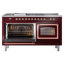 ILVE Nostalgie II Noblesse 60 in Dual Fuel Range 7 Burner, Griddle, Frenchtop-1606748015-1606748021