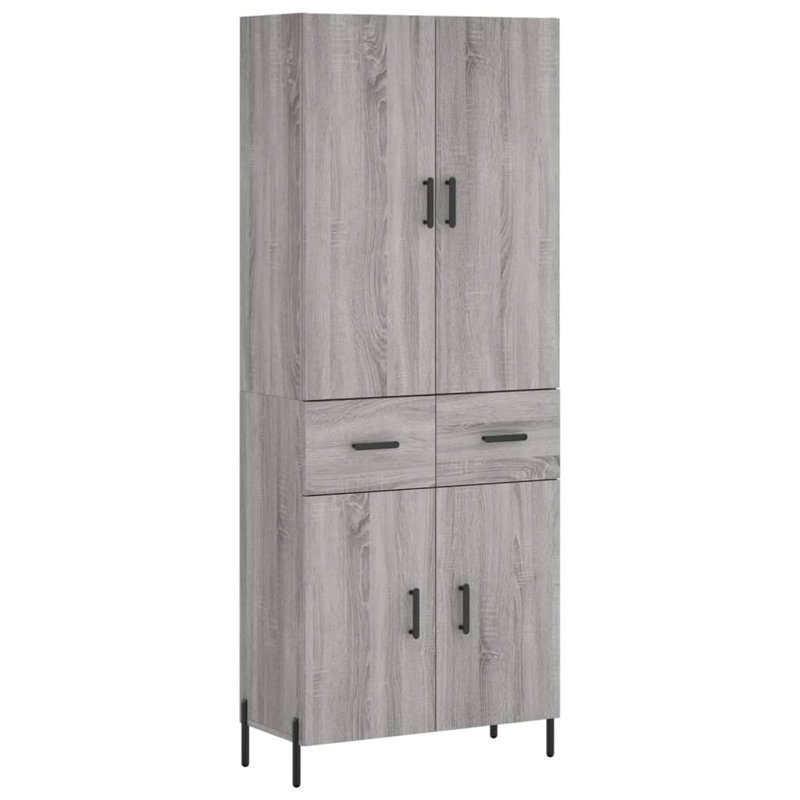 69.5cm Sideboard, Grey Sonoma