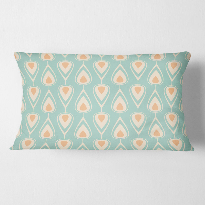 Coussin décoratif rétro Mid-Century