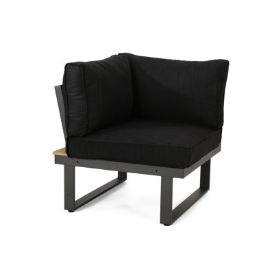 Rust- Outdoor Seating: Aluminum, Faux Wood, Water- Covers - Dark Grey Style Option Rust- Furniture: Upholstery Hue