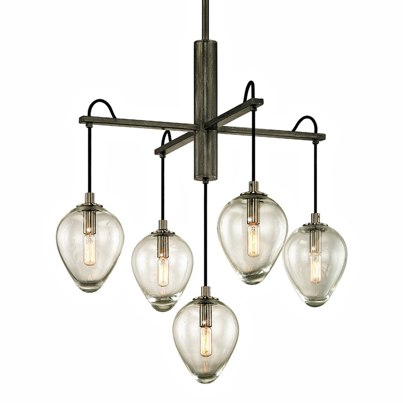 Lustre sphérique Spoutnik 5 lumières Brixton