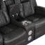 Causeuse inclinable électrique en similicuir Benz-657256458