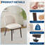 Tufted Linen Upholstered Stacking Accent-1886876186