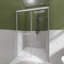Porte de douche coulissante double encadrée l 48 "x H 72"-98379767