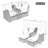 67.30'' Wide Wicker Patio Sofa with Cushions