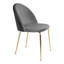 Klimas 46 cm H Velvet Side Chair-61443715