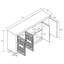 Buffet de 60 po de largeur Bellevale