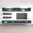 Balla 126" Modern Floating Wall Mounted Entertainment Center with 16-Color LED Lighting, High Gloss Finish-534256306