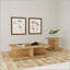Metron Mango Wood Square End Table With Open Storage, Perfect For Modern And Cozy Living Spaces.