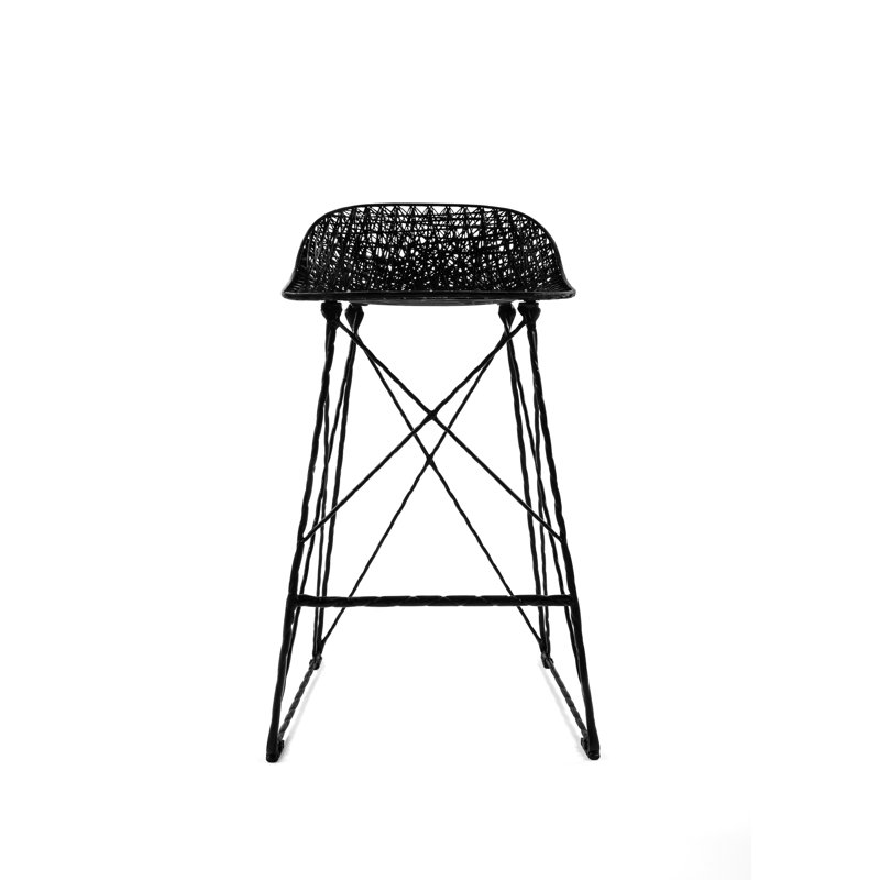Carbon Outdoor Stool, Low