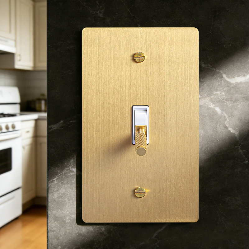 Toggle Switch, Gold