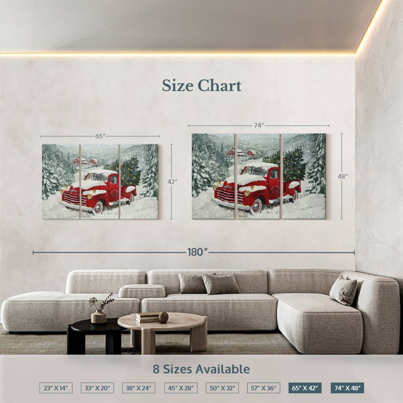Mehar Christmas, 42" H x 65" W